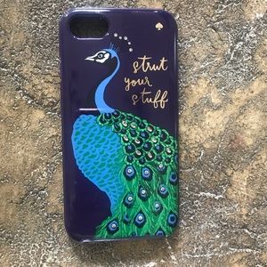 Kate Spade iphone 7/8 peacock case